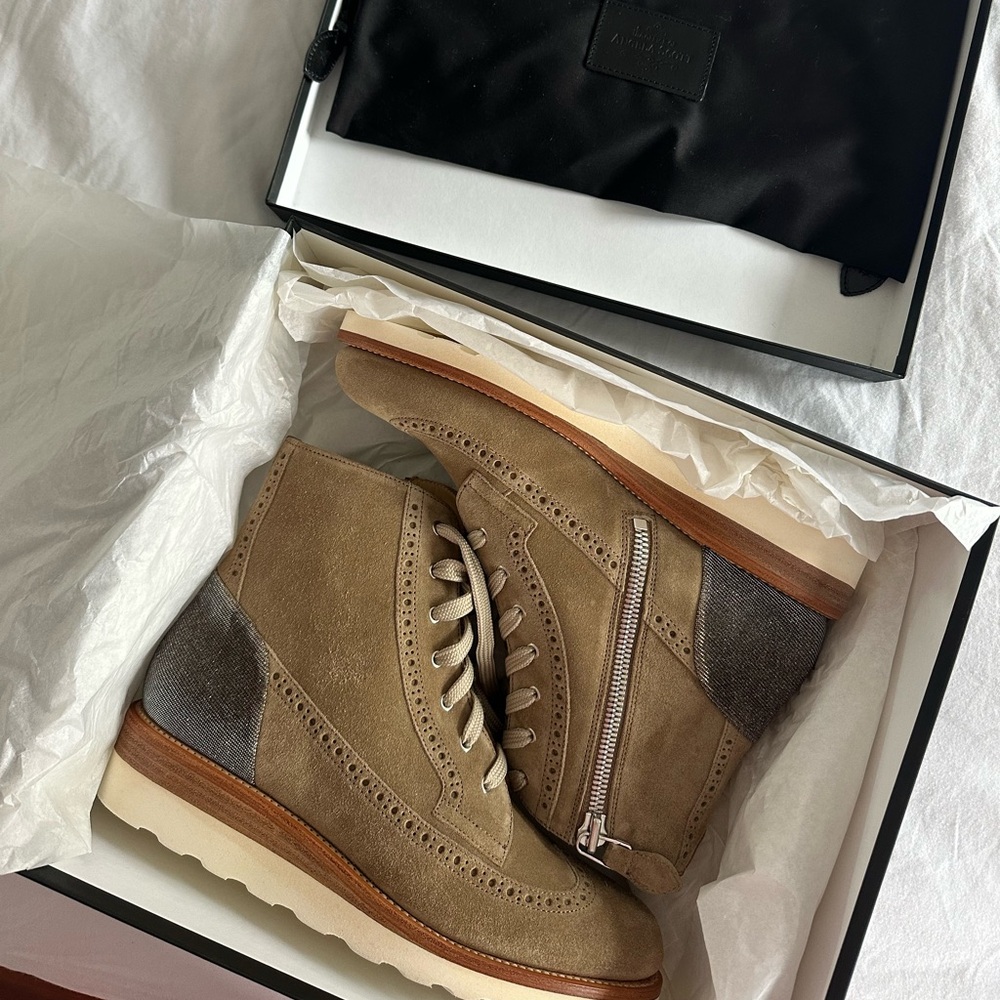 The Office Of Angela Scott , Mr. Harrison suede bootie